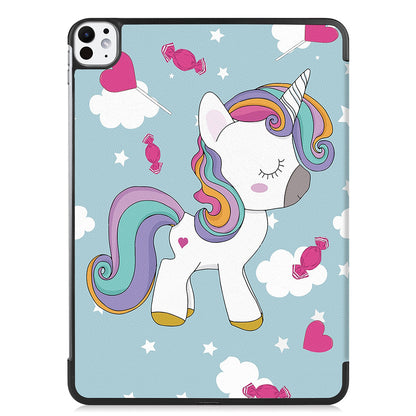 Obal na Apple iPad Pro 11 (2024), Techsuit, FoldPro Unicorn, viacfarebný