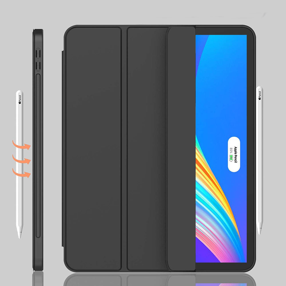 Puzdro pre Apple iPad Pro 12.9 (2022) / Pro 12.9 (2021) / Pro 12.9 (2020) / Pro 12.9 (2018), Techsuit, Flex Trifold, Modrá