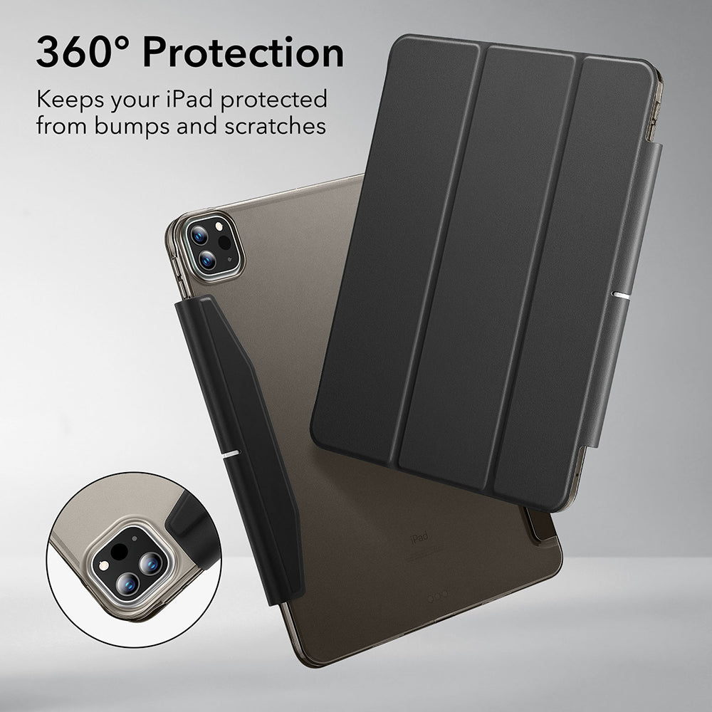 Puzdro pre Apple iPad Pro 13 (2024), ESR, Ascend Trifold, Saténová čierna