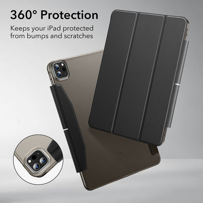 Puzdro pre Apple iPad Pro 13 (2024), ESR, Ascend Trifold, Saténová čierna