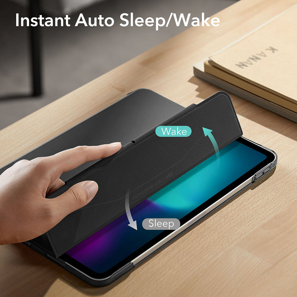 Puzdro pre Apple iPad Pro 13 (2024), ESR, Ascend Trifold, Saténová čierna