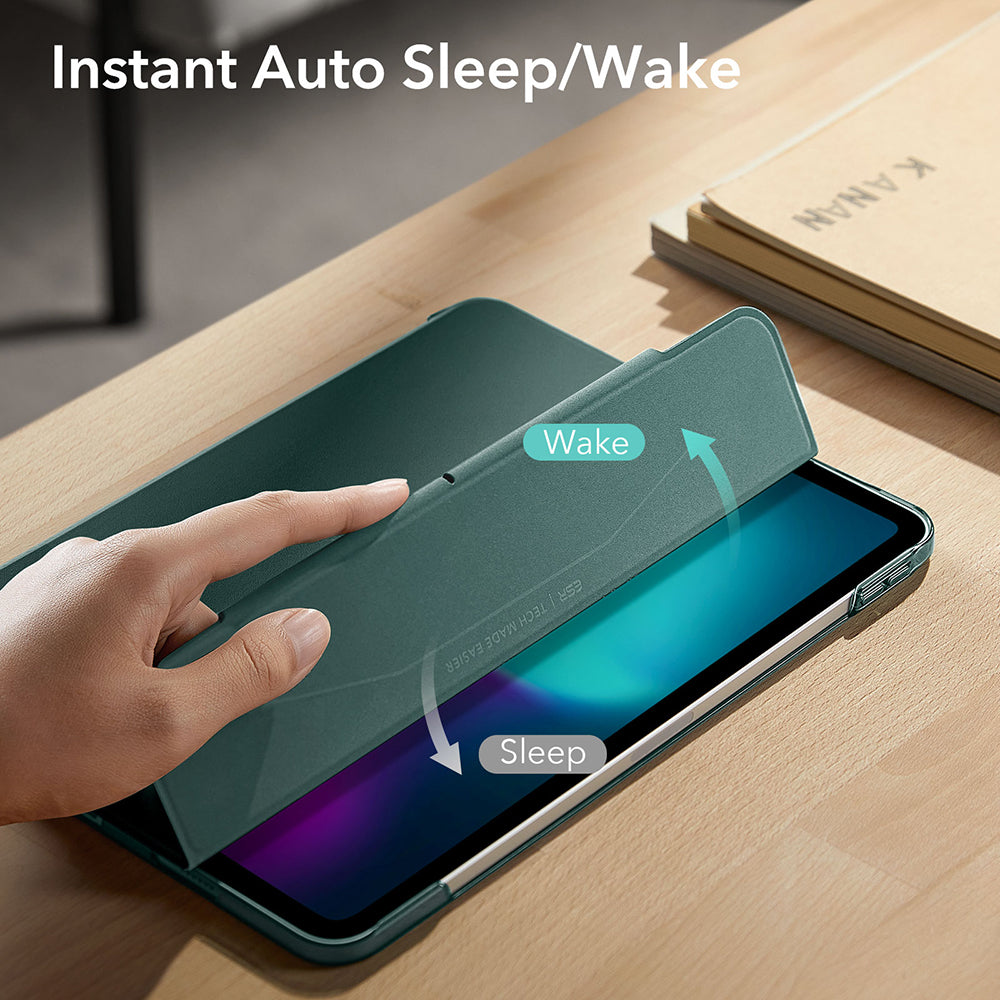 Puzdro pre Apple iPad Pro 13 (2024), ESR, Ascend Trifold, Saténová zelená