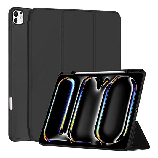 Puzdro pre Apple iPad Pro 13 (2024), Techsuit, Flex Trifold, Čierne