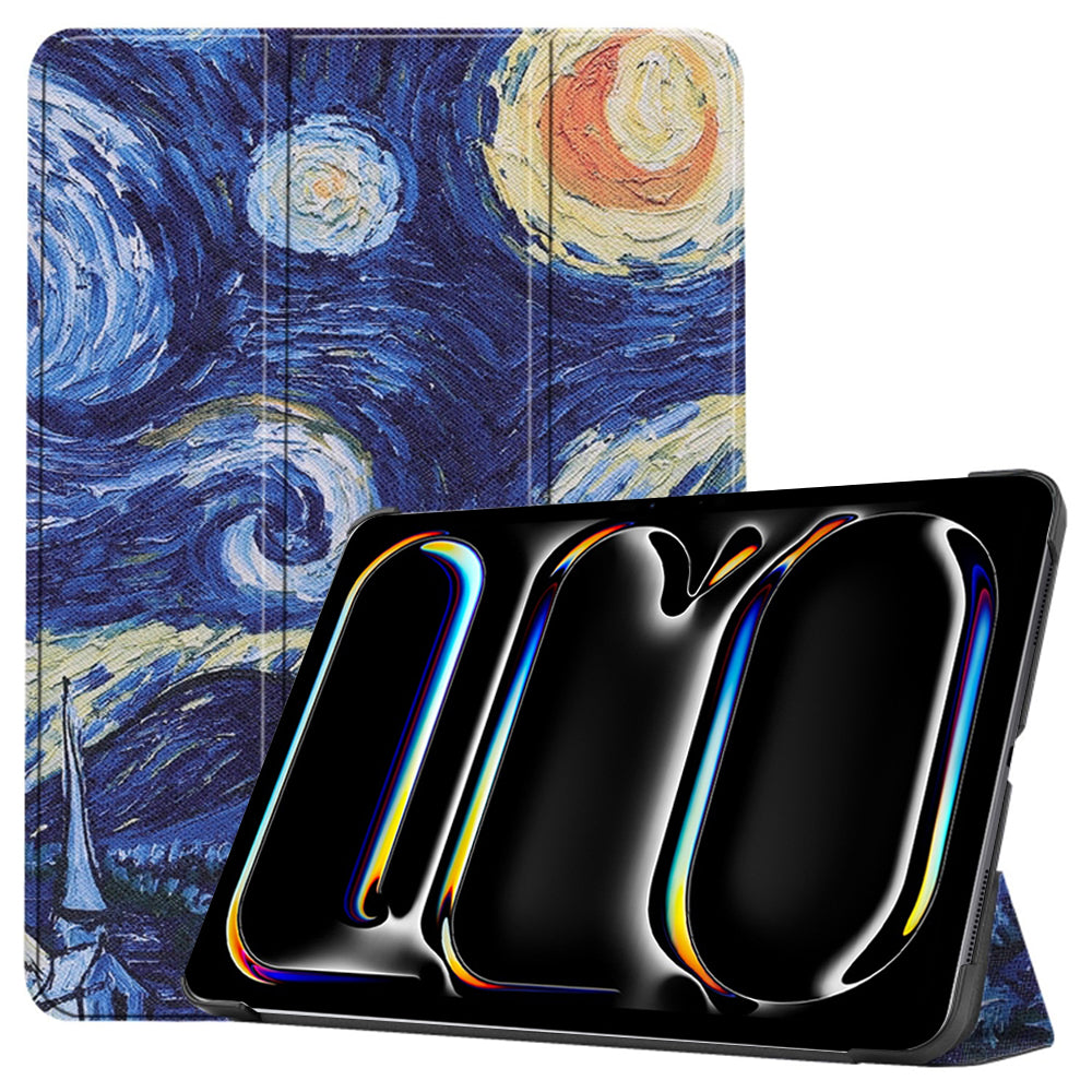 Case for Apple iPad Pro 13 (2024), Techsuit, FoldPro Starry Night, Multicolor