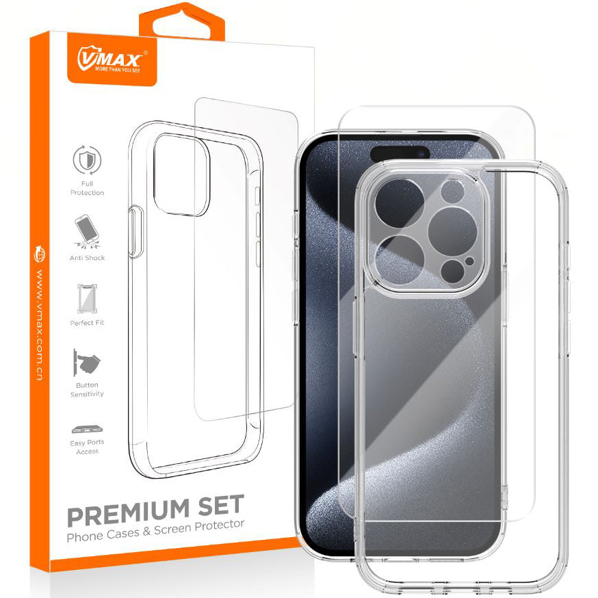 Puzdro pre Apple iPhone 16 Pro Max, Vmax, Premium, Priehľadné