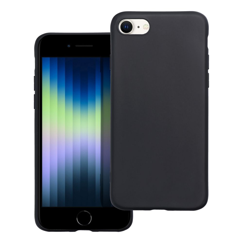 Puzdro pre Apple iPhone SE (2022) / SE (2020) / 8 / 7, OEM, matné, čierne