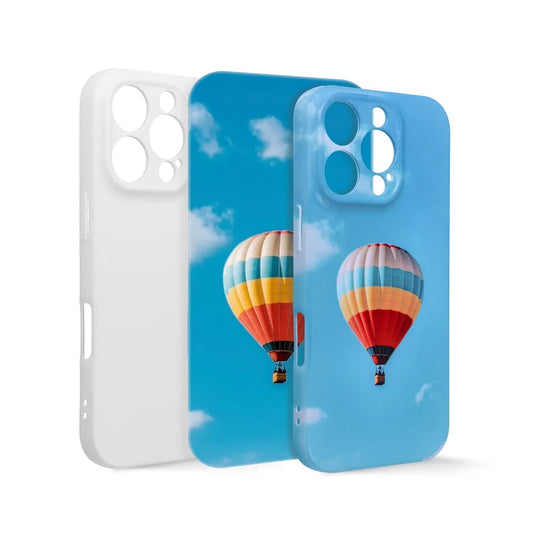 Obal na sublimáciu Apple iPhone 16 Pro Max, OEM, mäkký, biely
