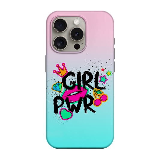 Obal na Apple iPhone 17 Pro, Perfect Case, LOVE-Splash Girl Power, viacfarebný