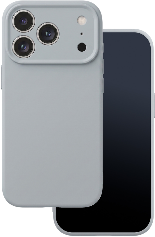 Puzdro pre Apple iPhone 17 Pro, OEM, silikón, sivé