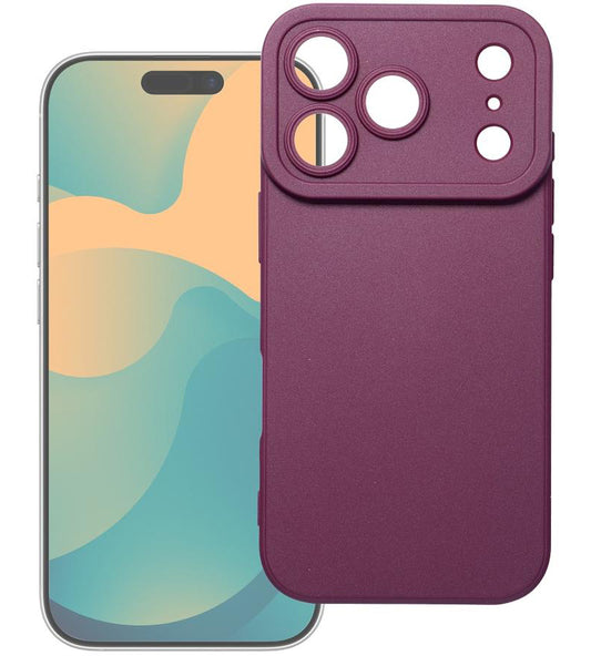 Puzdro pre Apple iPhone 18 Pro Max / 17 Pro Max, OEM, Matt 2.0, bordové