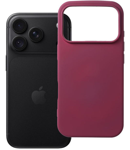 Puzdro pre Apple iPhone 18 Pro Max / 17 Pro Max, OEM, silikónové, bordové