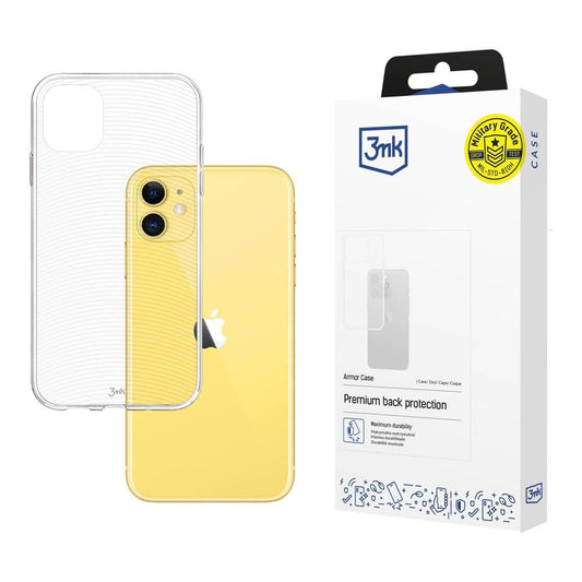 Obal na Apple iPhone 11, 3MK, Armor, priehľadný