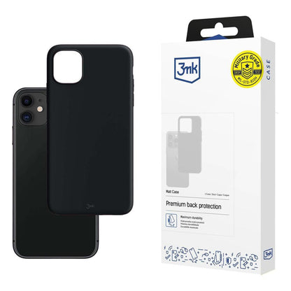 Puzdro pre Apple iPhone 11, 3MK, Matná čierna