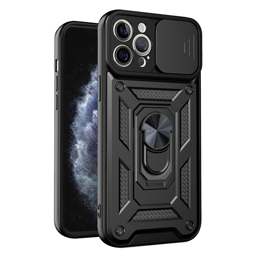 Puzdro pre Apple iPhone 11 Pro Max, Techsuit, CamShield, Čierne
