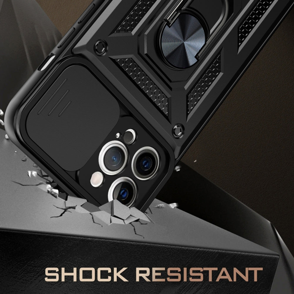Puzdro pre Apple iPhone 11 Pro Max, Techsuit, CamShield, Čierne