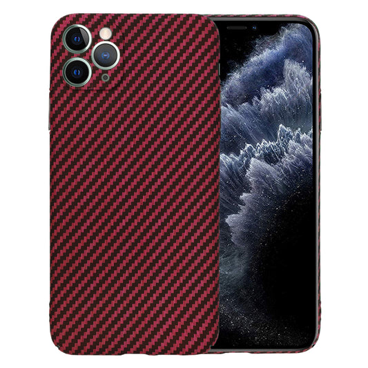 Puzdro pre Apple iPhone 11 Pro Max, Techsuit, Carbonite FiberShell, Červené