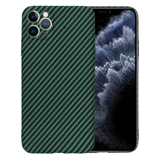 Puzdro pre Apple iPhone 11 Pro Max, Techsuit, Carbonite FiberShell, Zelené