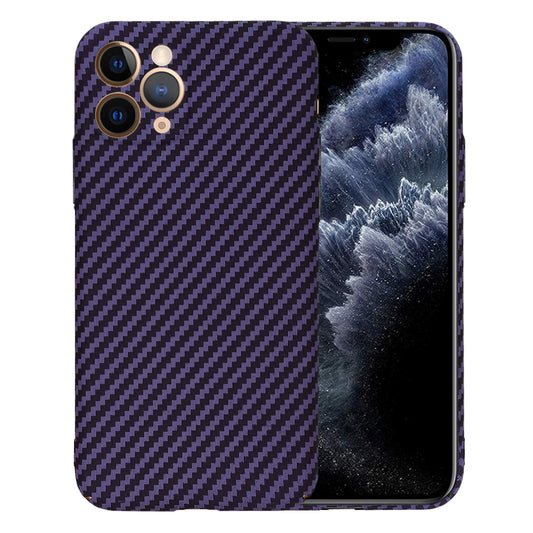 Puzdro pre Apple iPhone 11 Pro, Techsuit, Carbonite FiberShell, Fialové