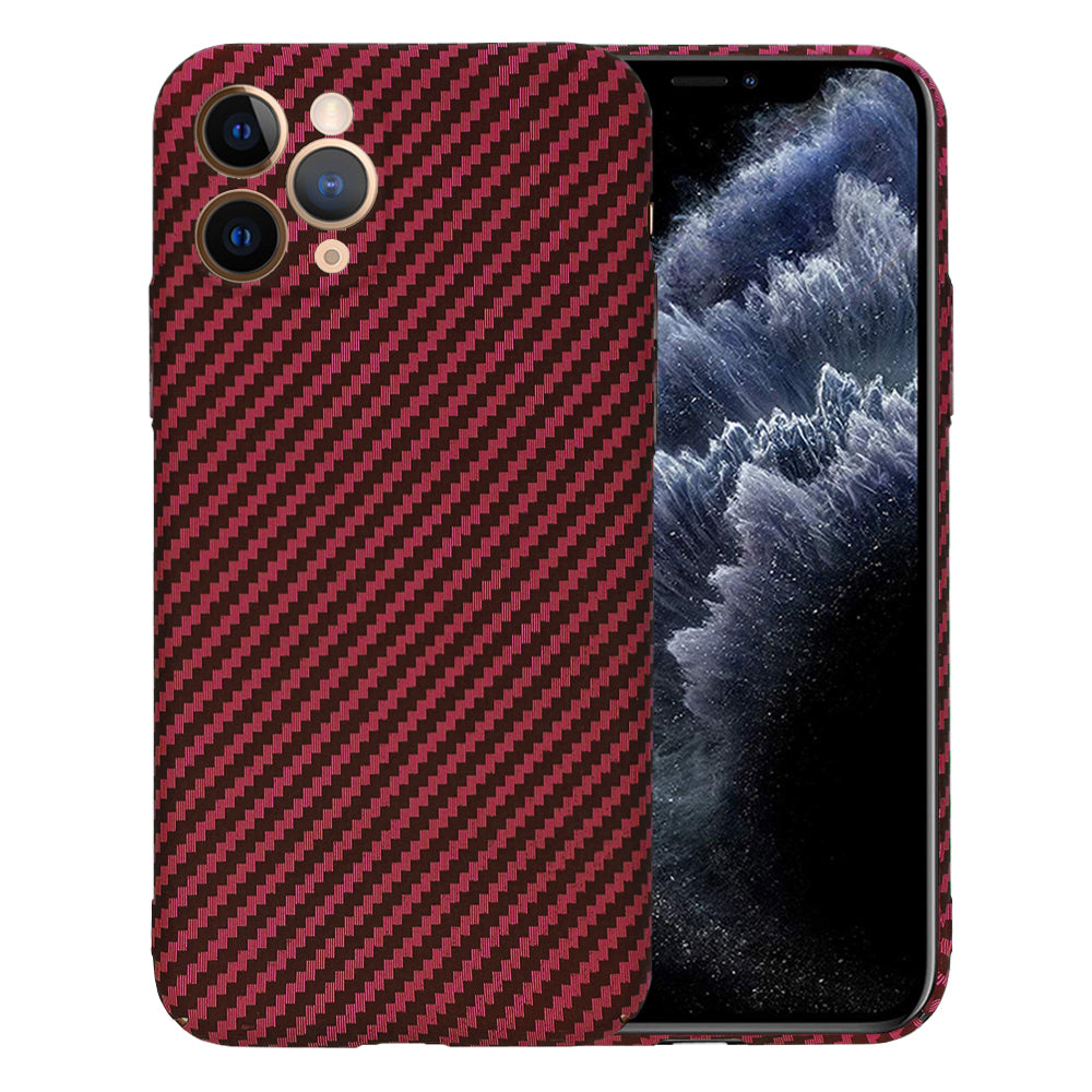 Puzdro pre Apple iPhone 11 Pro, Techsuit, Carbonite FiberShell, Červené