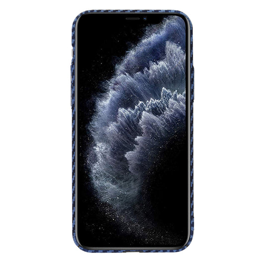 Puzdro pre Apple iPhone 11 Pro, Techsuit, Carbonite FiberShell, Tyrkysové