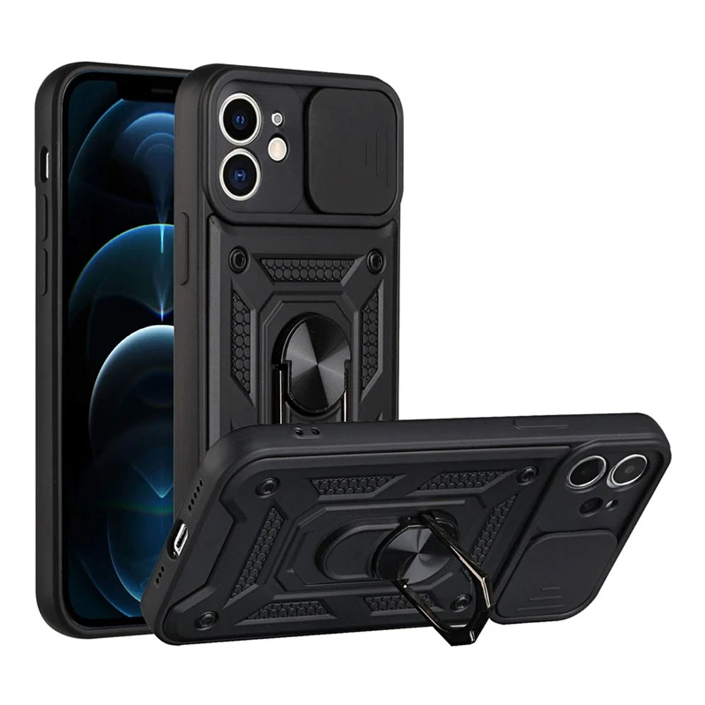 Puzdro pre Apple iPhone 11, Techsuit, CamShield, Čierne