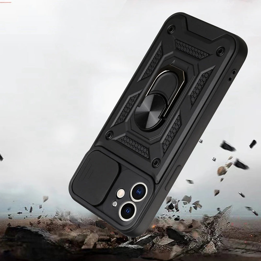 Puzdro pre Apple iPhone 11, Techsuit, CamShield, Čierne
