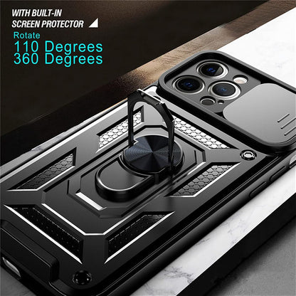 Case for Apple iPhone 12 mini, Techsuit, CamShield, Black