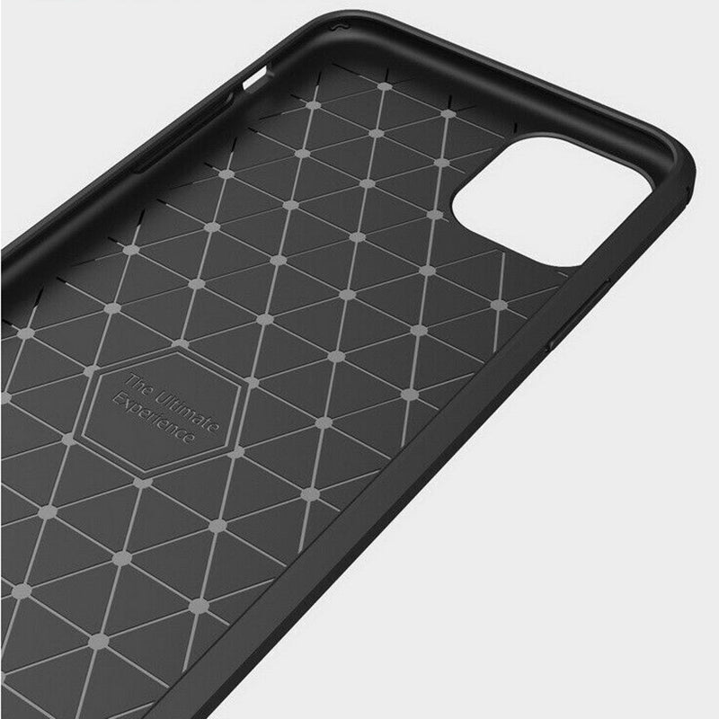 Puzdro pre Apple iPhone 12 mini, Techsuit, Karbón, Čierne