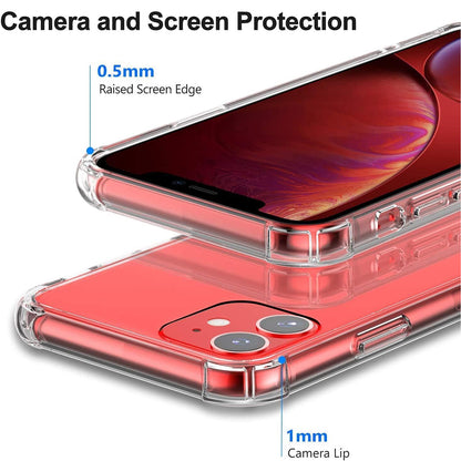 Puzdro pre Apple iPhone 12 mini, Techsuit, Shockproof Clear, Priehľadné