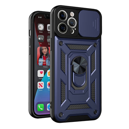 Puzdro pre Apple iPhone 12 Pro, Techsuit, CamShield, Modré