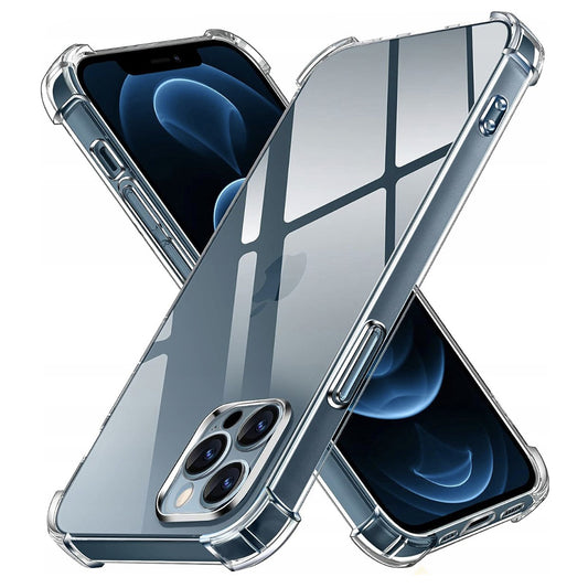 Puzdro pre Apple iPhone 12 Pro, Techsuit, Odolné proti nárazom, Priehľadné