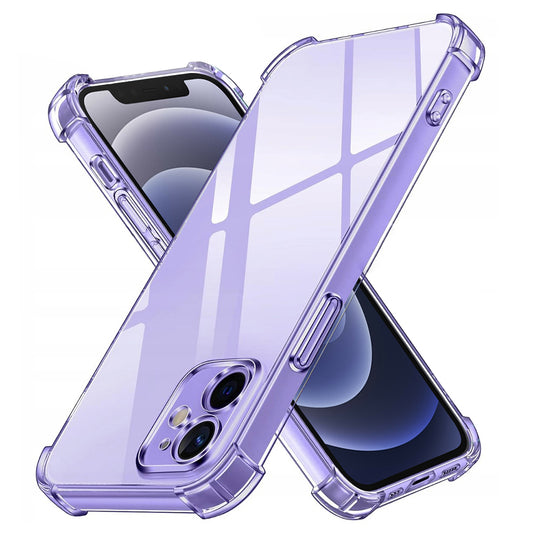 Obal na Apple iPhone 12, Techsuit, odolný proti nárazom, priehľadný