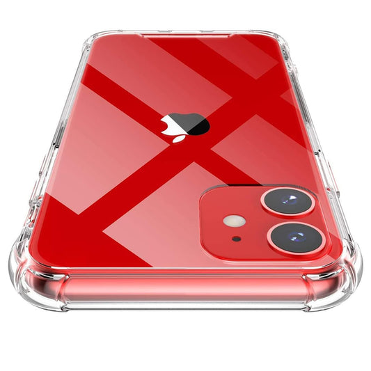 Obal na Apple iPhone 12, Techsuit, odolný proti nárazom, priehľadný