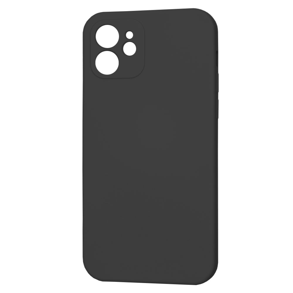 Obal na Apple iPhone 12, Techsuit, SoftFlex, čierny