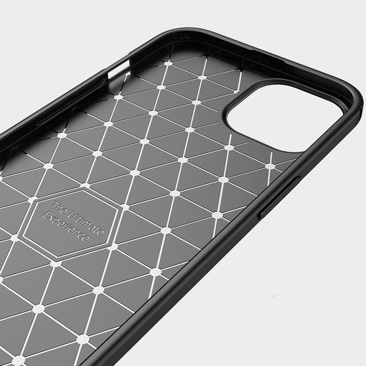 Puzdro pre Apple iPhone 13 mini, Techsuit, Karbón, Čierne