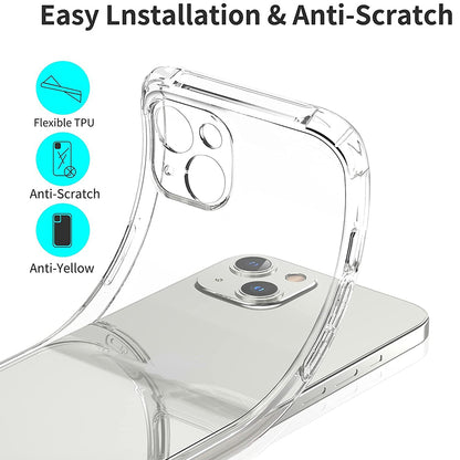 Puzdro pre Apple iPhone 13 mini, Techsuit, Shockproof Clear, Priehľadné