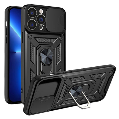 Puzdro pre Apple iPhone 13 Pro Max, Techsuit, CamShield, Čierne