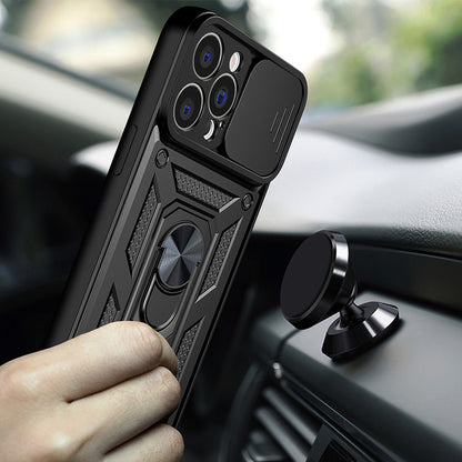 Puzdro pre Apple iPhone 13 Pro Max, Techsuit, CamShield, Čierne