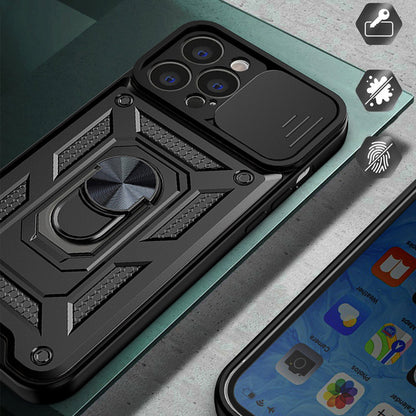Puzdro pre Apple iPhone 13 Pro Max, Techsuit, CamShield, Čierne