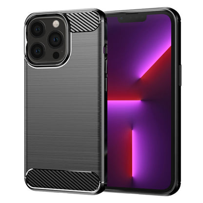 Obal na Apple iPhone 13 Pro, Techsuit, Karbón, Čierny