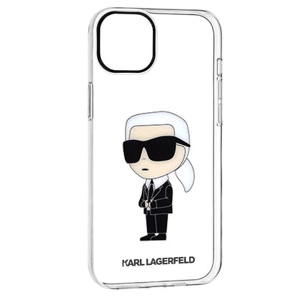 Puzdro pre Apple iPhone 14 Plus, Karl Lagerfeld, Ikonik Karl, Transparentné
