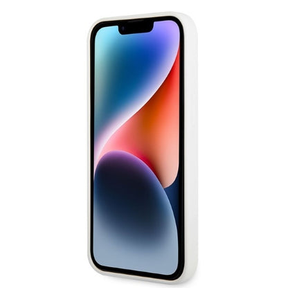 Puzdro pre Apple iPhone 14 Plus, Karl Lagerfeld, Silicone Ikonik Karl, Biela