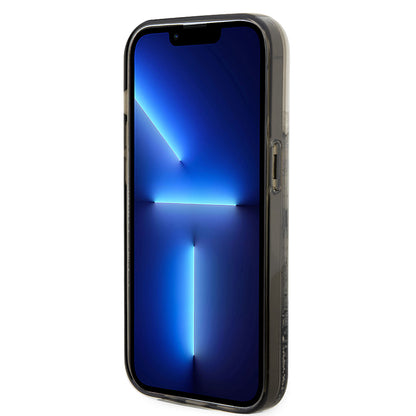 Puzdro pre Apple iPhone 14 Pro, Karl Lagerfeld, Liquid Glitter Choupette, Transparentné