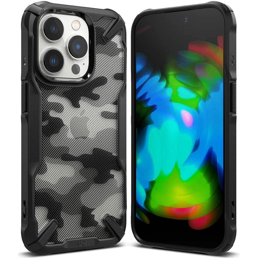 Puzdro pre Apple iPhone 14 Pro, Ringke, Fusion X Design, Camufláž