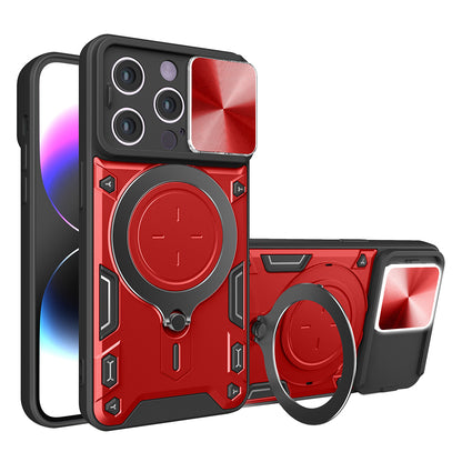 Puzdro pre Apple iPhone 14 Pro, Techsuit, CamGuard Pro, Červené