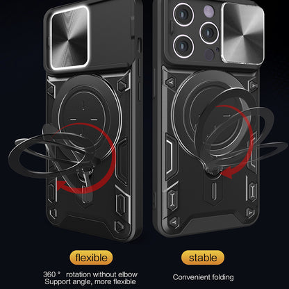Puzdro pre Apple iPhone 14 Pro, Techsuit, CamGuard Pro, Červené