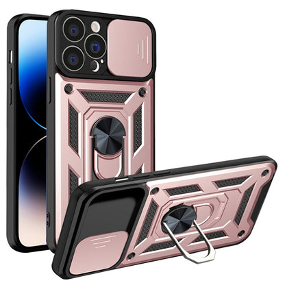 Puzdro pre Apple iPhone 14 Pro, Techsuit, CamShield, Ružové