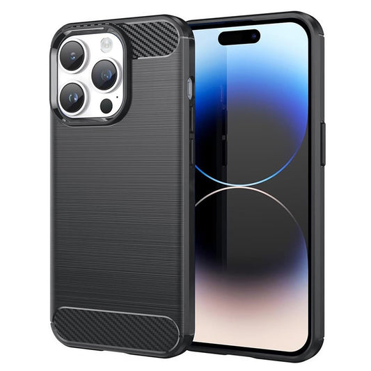 Obal na Apple iPhone 14 Pro, Techsuit, Karbón, Čierny