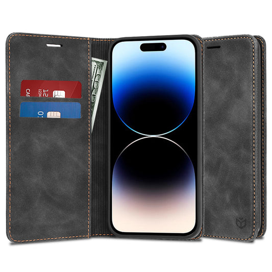 Puzdro pre Apple iPhone 14 Pro, Techsuit, Confy, Čierne