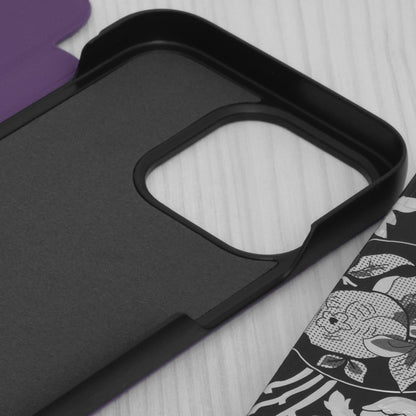 Puzdro pre Apple iPhone 14 Pro, Techsuit, eFold, fialové